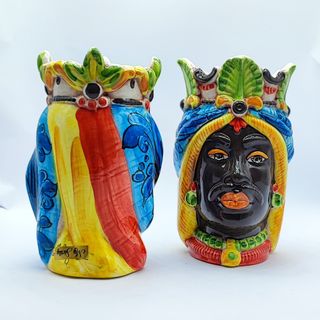 Testa di Moro Stile Afro - 20 cm