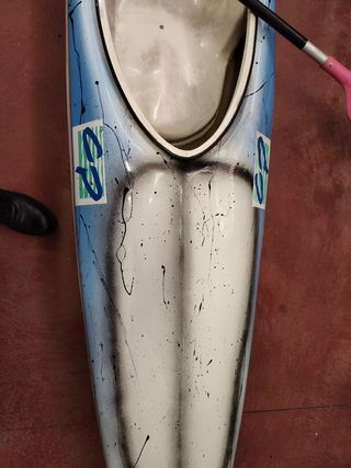 Piragua de fibra de vidrio