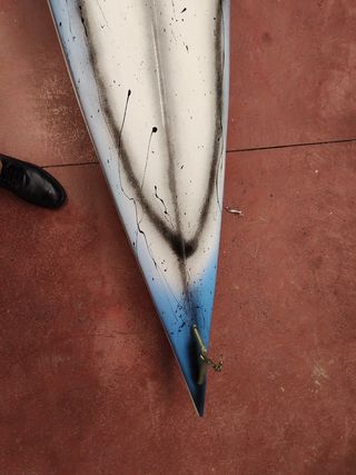 Piragua de fibra de vidrio