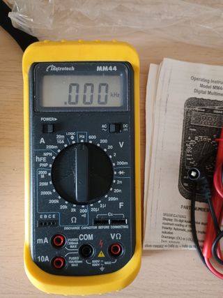 Multimetro instrotech martindale 44 +t°c