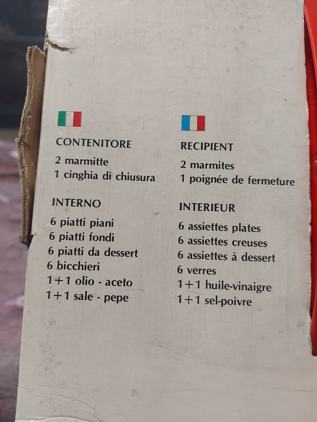 Set Solair Kit-chen retrò arancione 