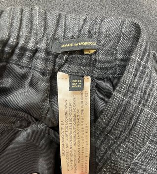 Pantalón de cuadros de Massimo Dutti talla 36