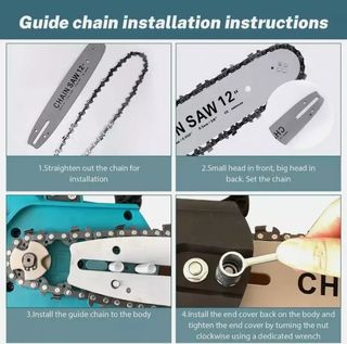 Motosega a batteria 88 V lama 12 VALIGIETTE omaggi