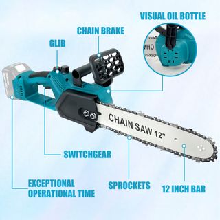 Motosega a batteria 88 V lama 12 VALIGIETTE omaggi