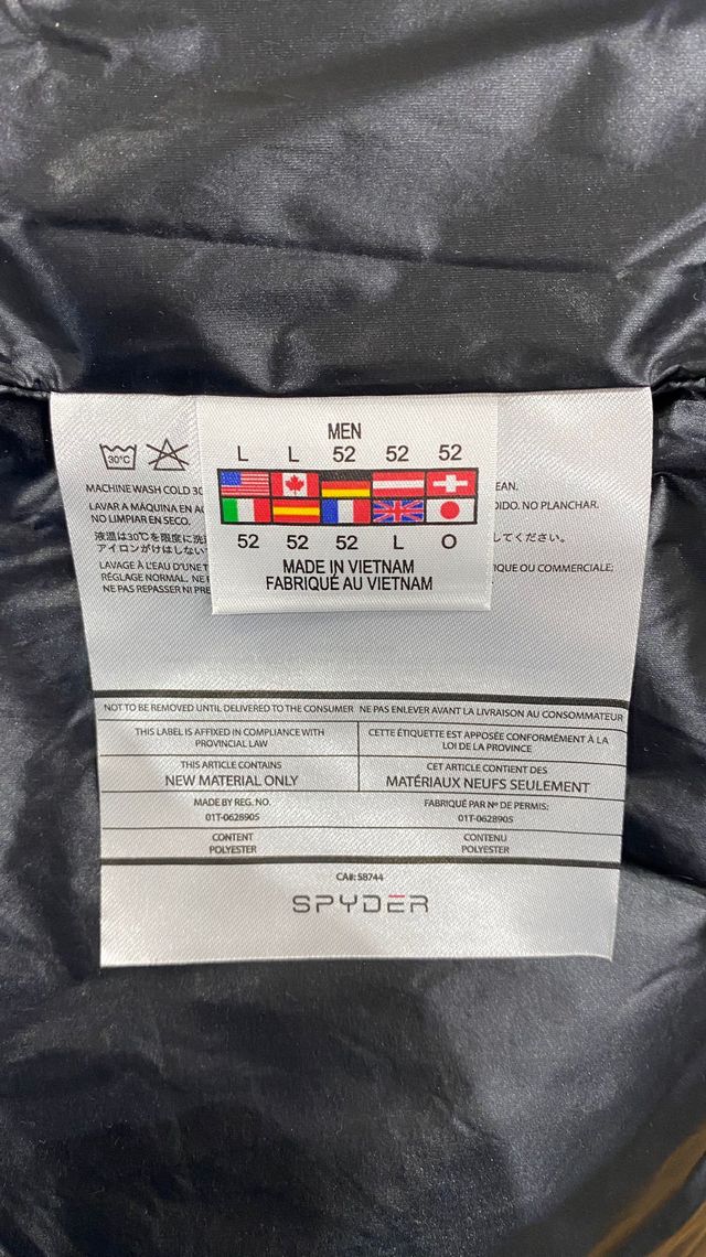 CHAQUETA SPYDER PARA HOMBRES - PRIMAVERA