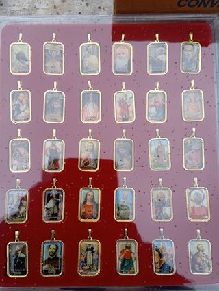 Lote Colección medallas santos de España