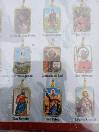 Lote Colección medallas santos de España