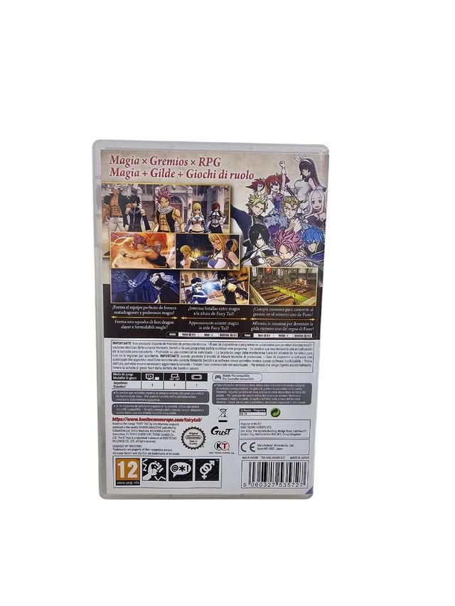 Switch Fairy Tail Jogo de vídeo para Nintendo