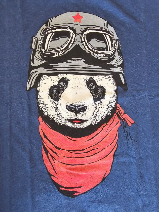 Camiseta S-Ponder Panda Plot talla XXL