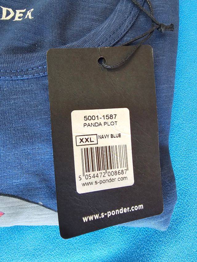 Camiseta S-Ponder Panda Plot talla XXL