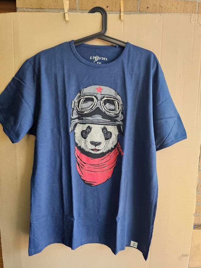 Camiseta S-Ponder Panda Plot talla XXL