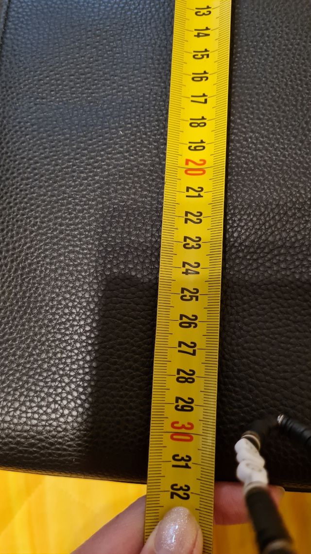 Borsa in ecopelle nera a secchiello