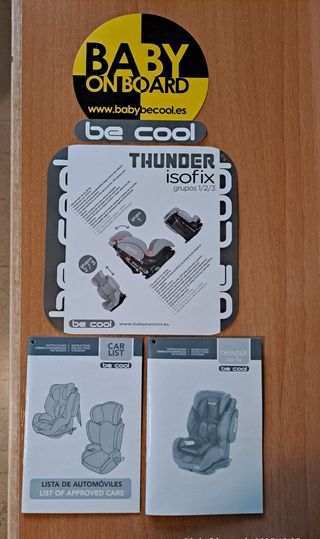 Silla coche Be Cool Thunder Isifix 