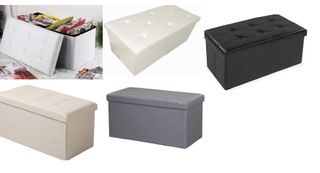 Pouf Contenitore in Ecopelle
