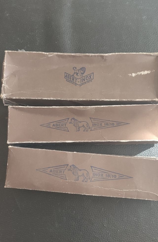 Posate vintage Abert acciaio inox 