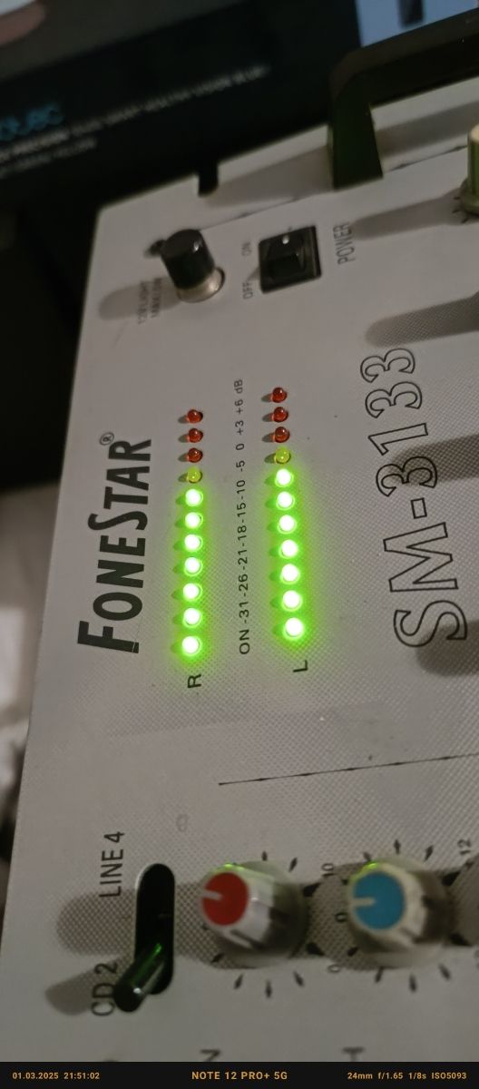 Mesa de MESCLAS fonestar