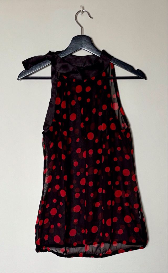 Top Lunares Stradivarius