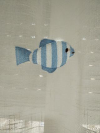 Par de cortinas peces