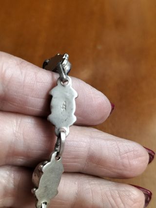 Bracciale argento 925 e lapislazzuli 