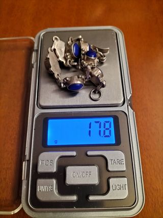 Bracciale argento 925 e lapislazzuli 