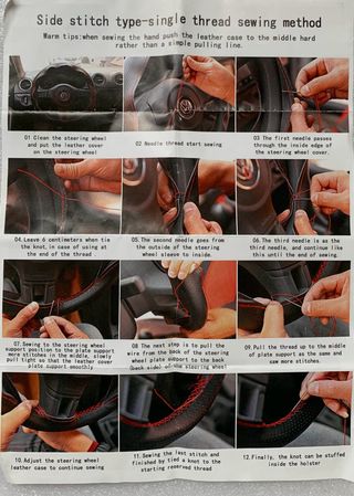 COPRIVOLANTE FORD FIESTA CMAX FOCUS IN PELLE NUOVO