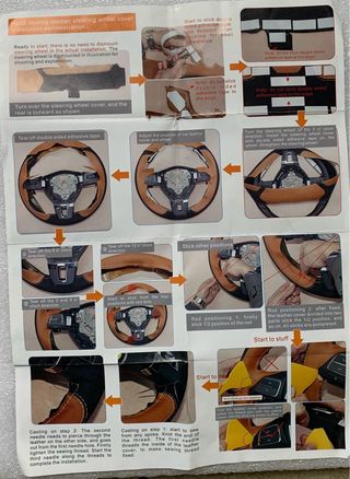 COPRIVOLANTE FORD FIESTA CMAX FOCUS IN PELLE NUOVO