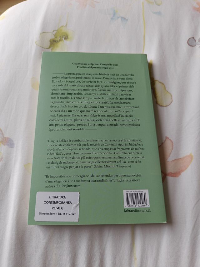 L'aigua del llac no és mai dolça