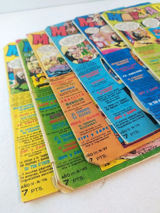 Lote cómics Mortadelo y Filemón