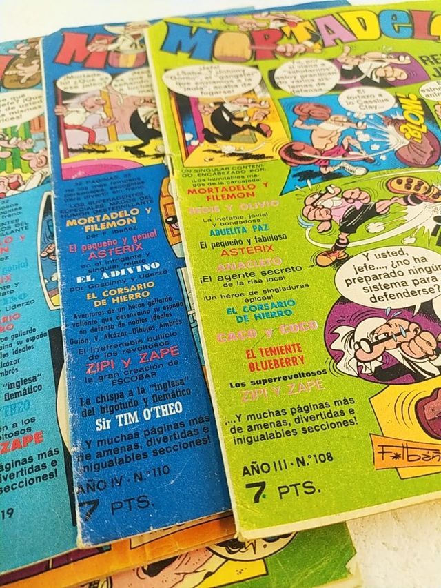 Lote cómics Mortadelo y Filemón