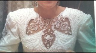 Vestido de novia. Vintage. 
