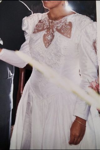 Vestido de novia. Vintage. 