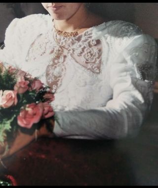 Vestido de novia. Vintage. 