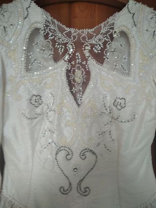 Vestido de novia. Vintage. 