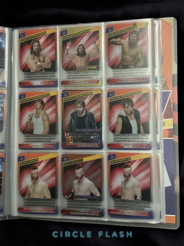 Álbum Completo - WWE Action Cards de Panini