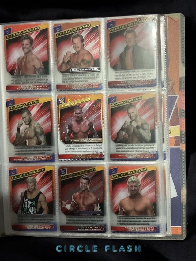 Álbum Completo - WWE Action Cards de Panini