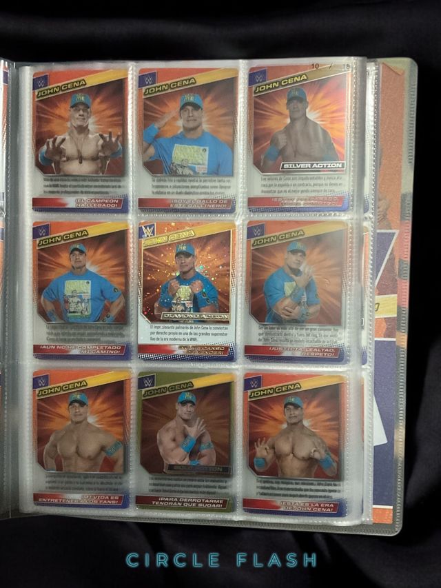Álbum Completo - WWE Action Cards de Panini