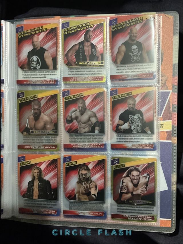 Álbum Completo - WWE Action Cards de Panini