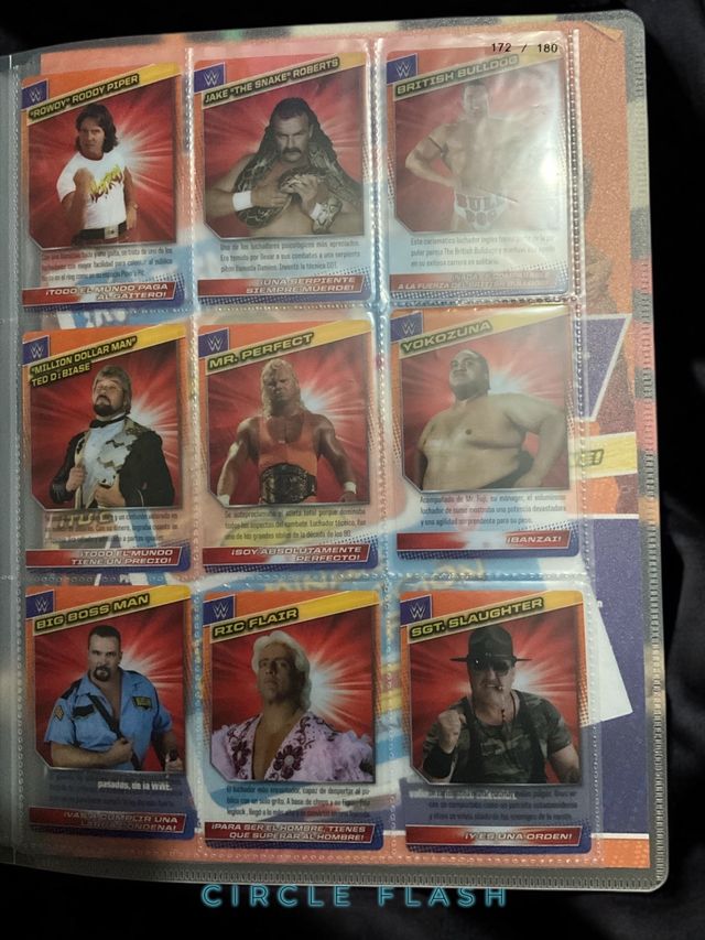 Álbum Completo - WWE Action Cards de Panini