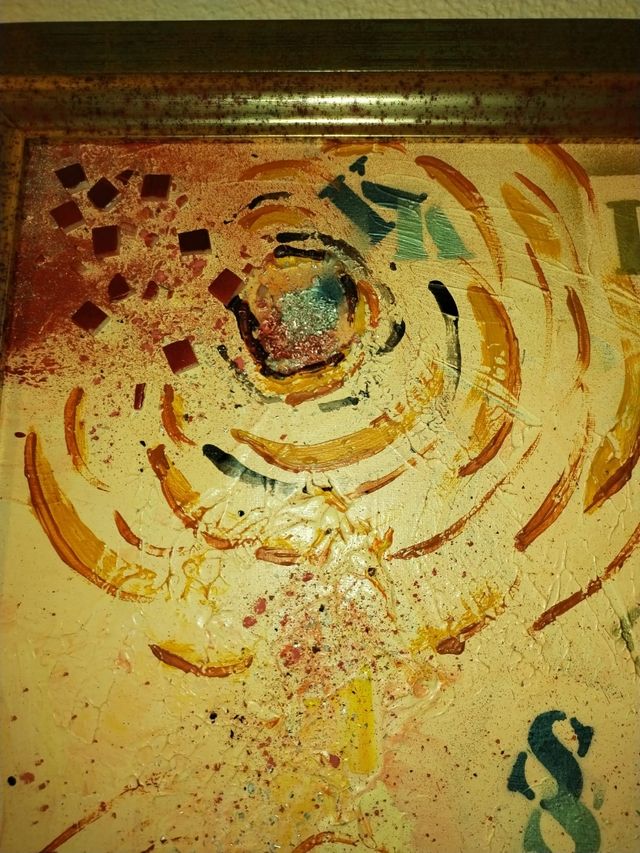 CUADRO PINTADO A MANO AL OLEO