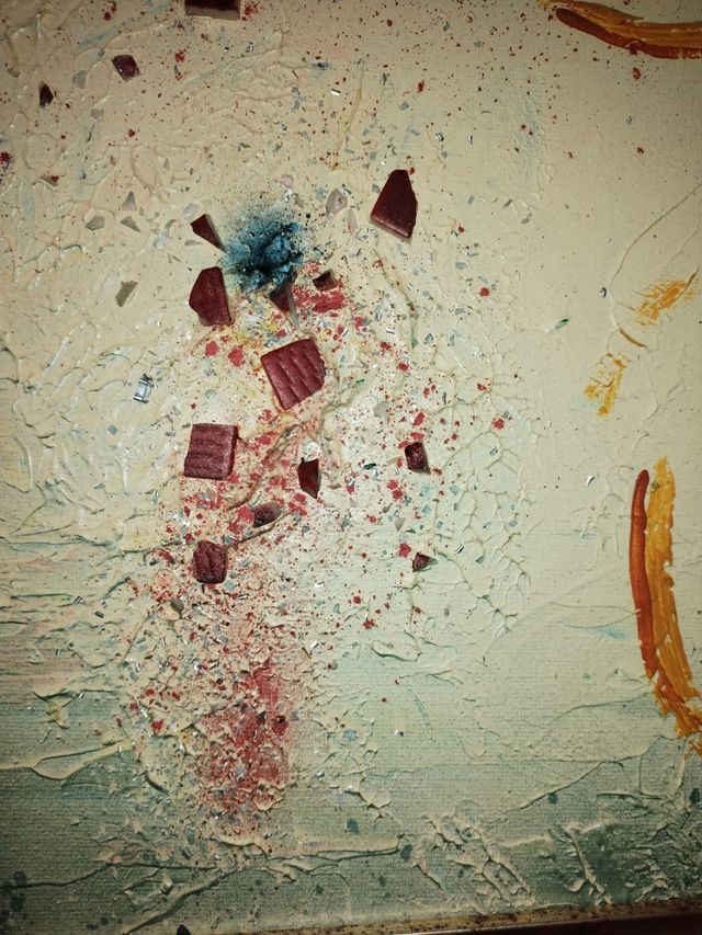 CUADRO PINTADO A MANO AL OLEO