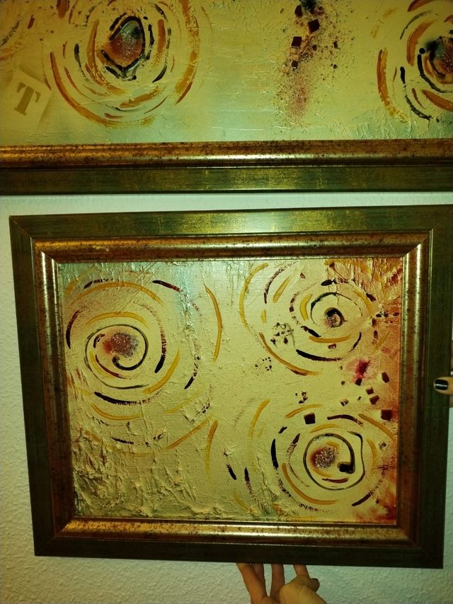 CUADRO PINTADO A MANO AL OLEO