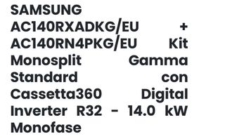 Climatizzatore professionale