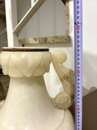 Lampara de pie de mármol