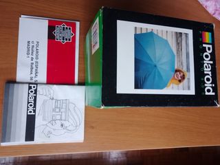 Manual y caja Polaroid antigua