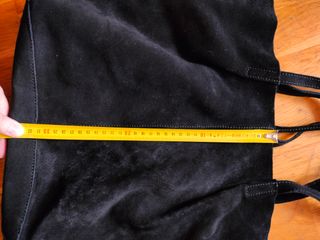 Tote bag negro de piel 