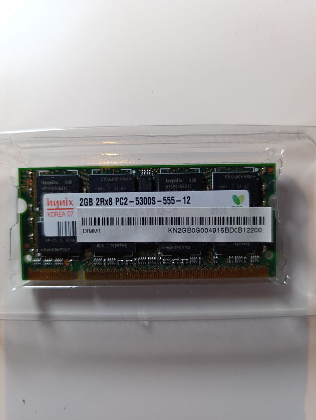 Memoria RAM 2Gb DDR2 800 Mhz - De portatil
