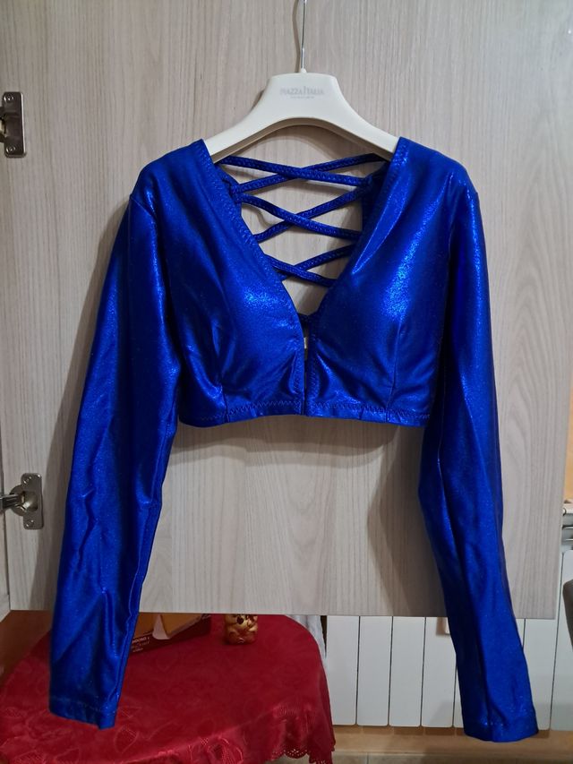 Top in lycra bioelastica lurex 