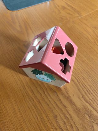 Gioco legno neonati casa e forme