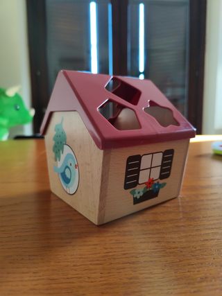 Gioco legno neonati casa e forme