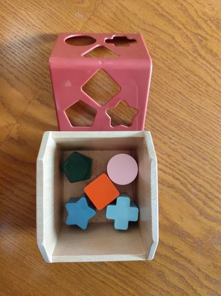 Gioco legno neonati casa e forme